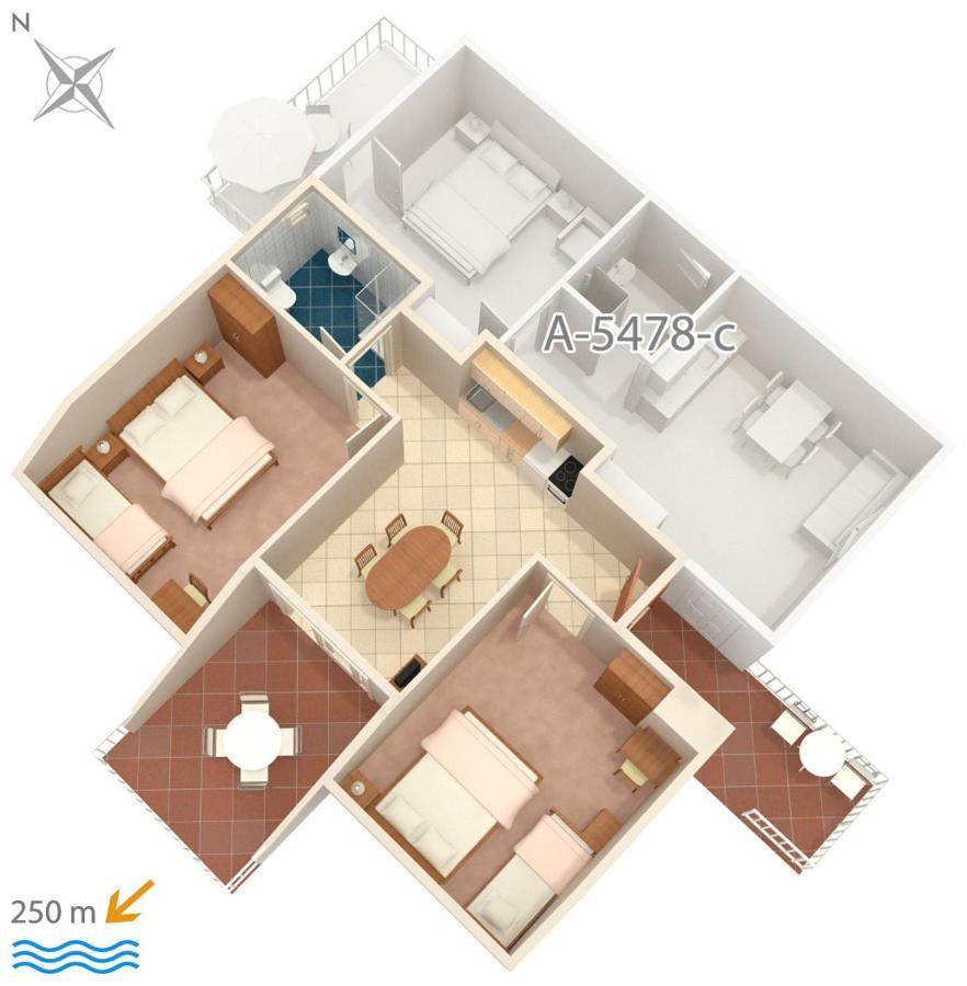 Apartments With A Parking Space Crikvenica - 5478 外观 照片